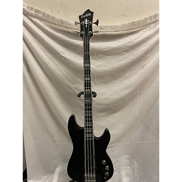 Used Used Hagstrom Super Swede Bass Black Electric Bass Guitar