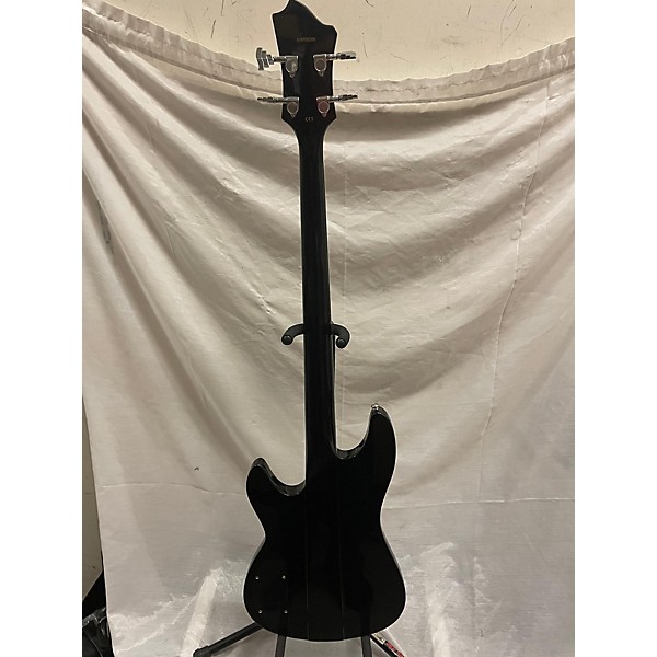 Used Used Hagstrom Super Swede Bass Black Electric Bass Guitar