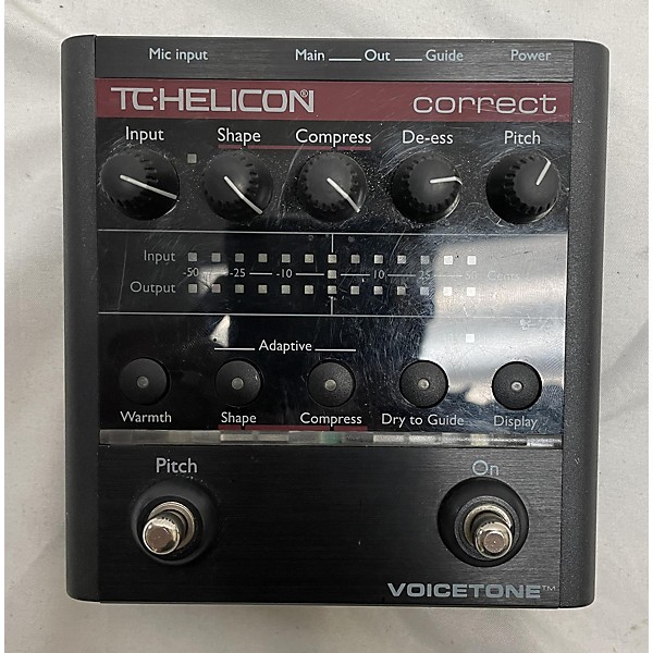 Used TC Helicon VoiceTone Correct Vocal Processor