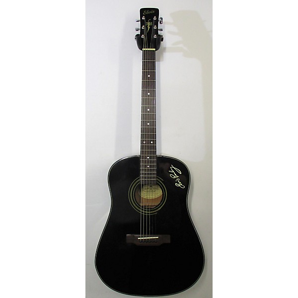 Used Used Epiphone Elvis Black Acoustic Guitar