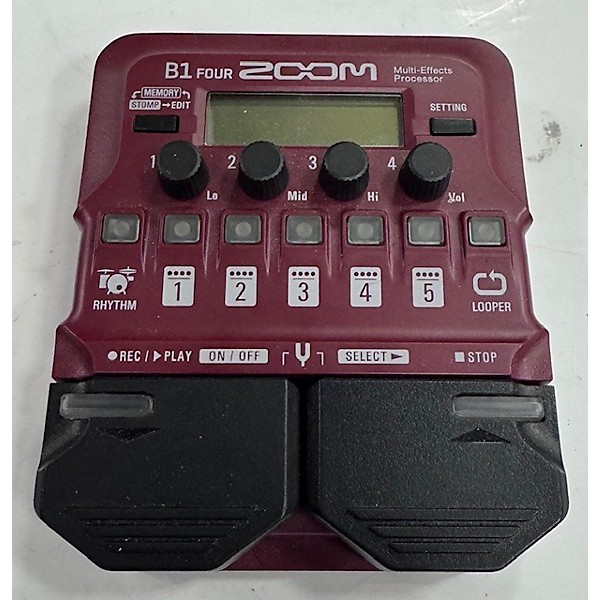 Used Zoom B1 FOUR Effect Processor