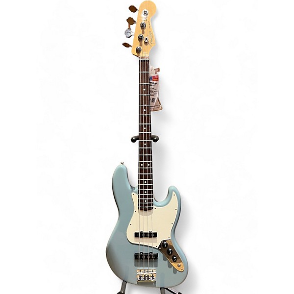 Used Fender Used Fender American Professional Jazz Bass Sonic Gray Electric Bass Guitar