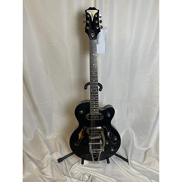 Used Epiphone Used Epiphone Wildkat With Bigsby Metallic Gray Hollow Body Electric Guitar