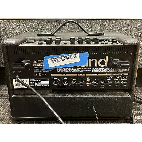 Used Roland Used Roland AC60 60W 2X6.5 Acoustic Guitar Combo Amp