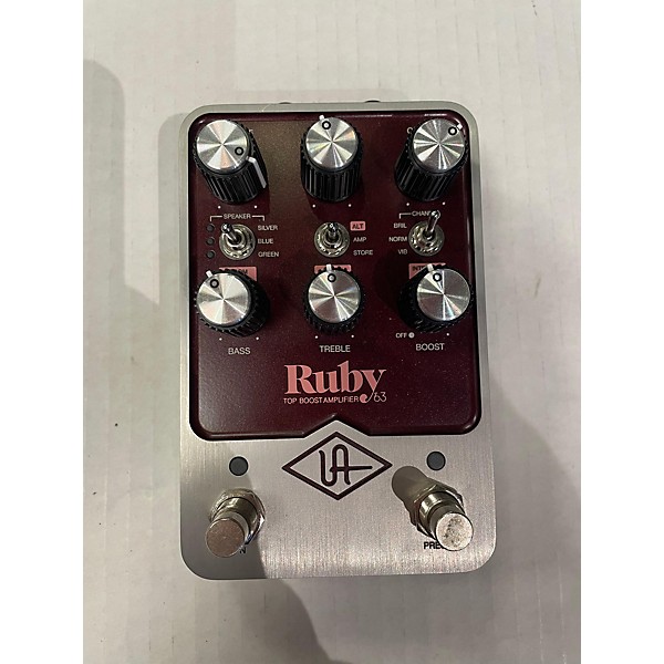 Used Universal Audio Ruby 63' Top Boost Effect Pedal