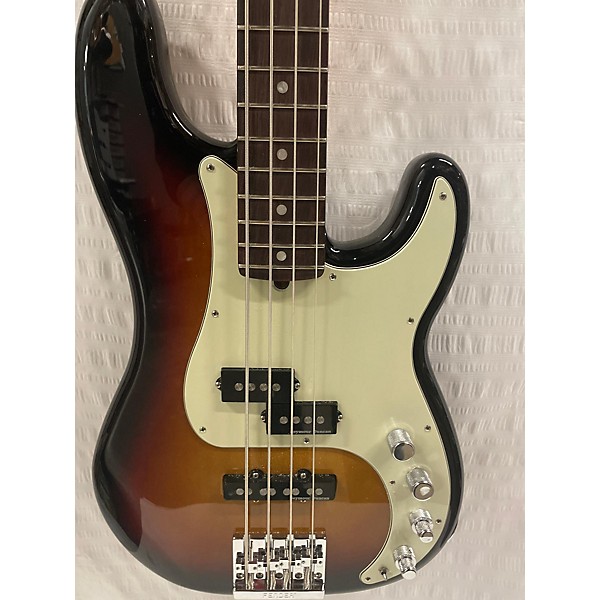 Used Fender Used Fender American Ultra Precision Bass 3 Color Sunburst Electric Bass Guitar