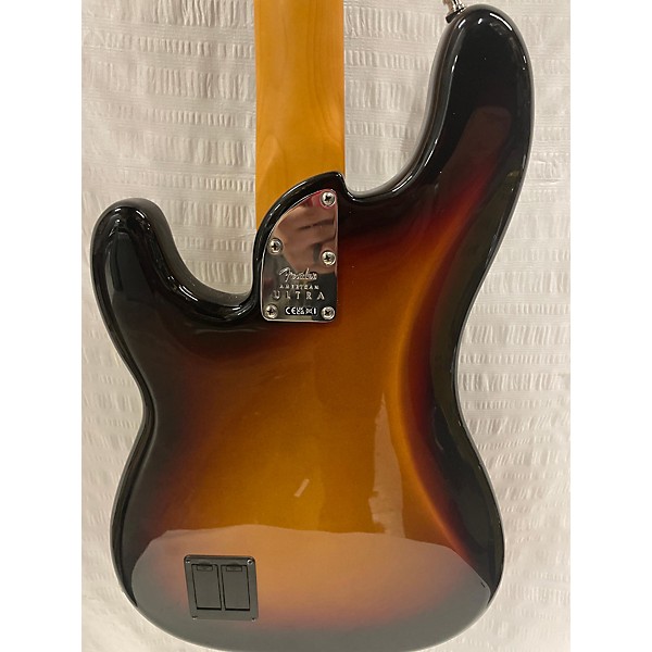 Used Fender Used Fender American Ultra Precision Bass 3 Color Sunburst Electric Bass Guitar