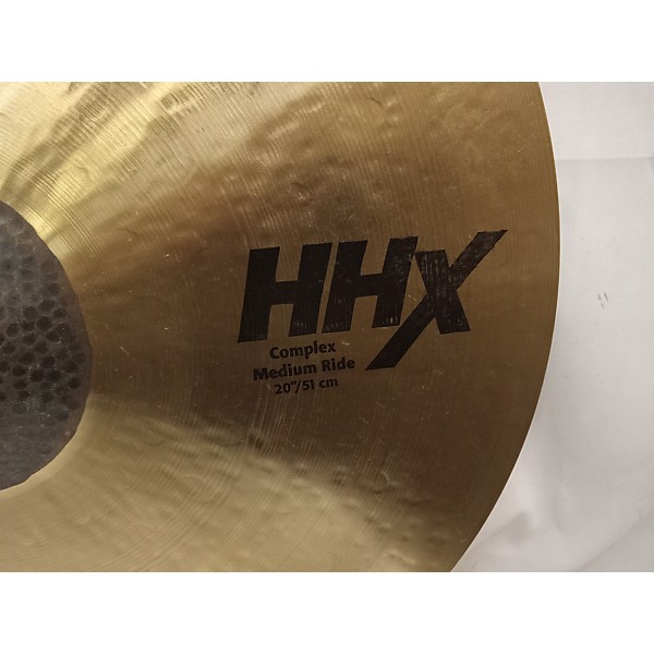 Used SABIAN Used SABIAN 20in HHX Medium Complex Ride Cymbal