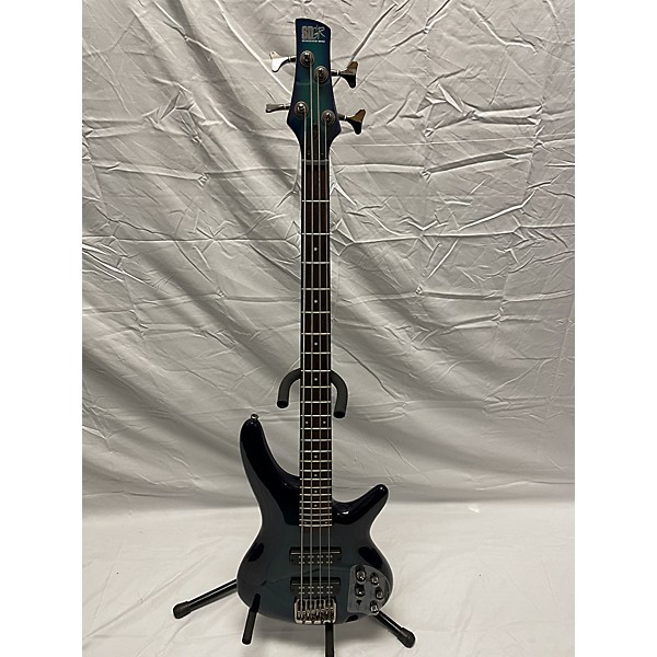 Used Used Ibanez SR370 Blue Burst Electric Bass Guitar