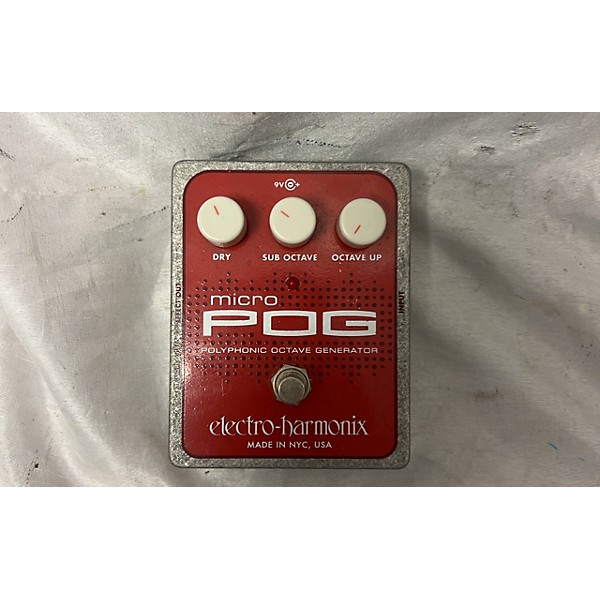 Used Electro-Harmonix Micro Pog Polyphonic Octave Generator Effect Pedal