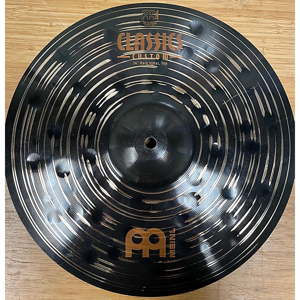 Used MEINL 14in Classic Custom Dark HiHat Pair 14" Cymbal