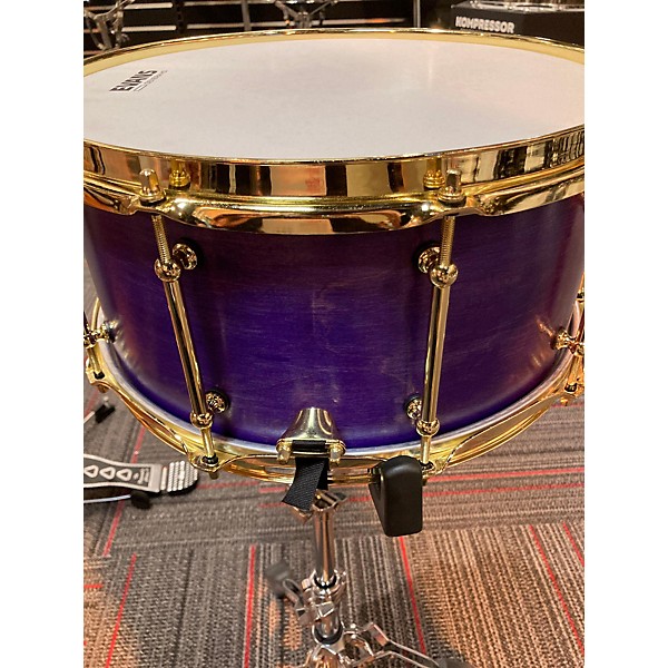 Used Used 2024 Kings Custom Drums 7X14 Purple Haze Sparkle Maple Snare Drum Purple Haze Sparkle