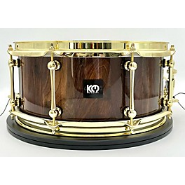 Used BOSS Used 2024 Kings Custom Drums 6.5X14 Black Walnut Stave Snare Drum Black Walnut