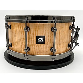 Used BOSS Used 2024 Kings Custom Drums 7X14 Curly Maple Snare Drum Natural