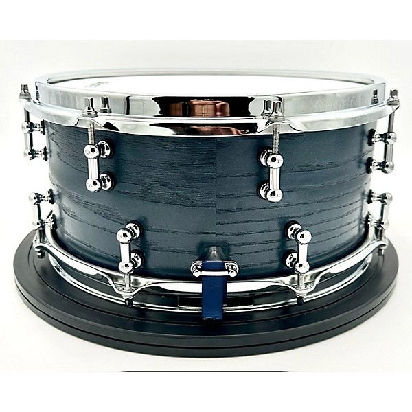 Used Used 2024 Kings Custom Drums 6.5X13 Navy Blue Sparkle Ash Snare Drum Navy Blue Sparkle Stain