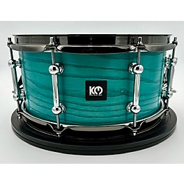 Used BOSS Used 2024 Kings Custom Drums 6.5X13 Turquoise Ash Snare Drum Turquoise Stain