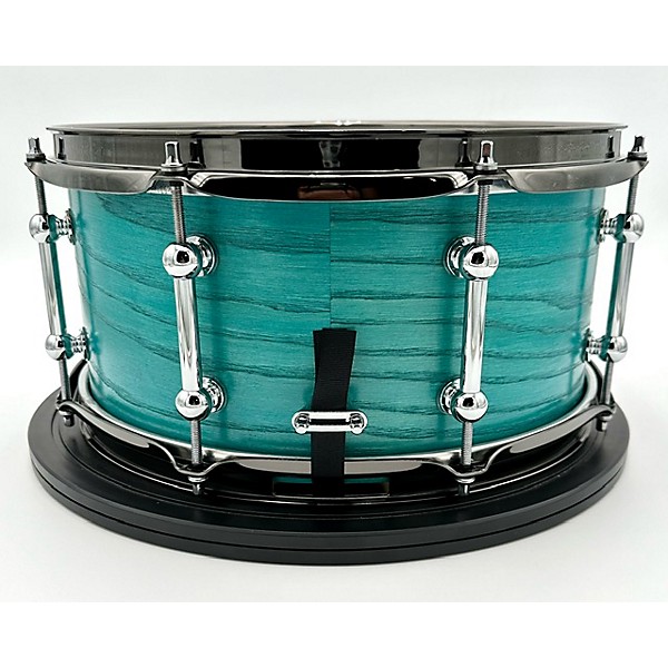 Used Used 2024 Kings Custom Drums 6.5X13 Turquoise Ash Snare Drum Turquoise Stain