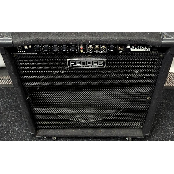 Used Fender Rumble 100 1x15 100W Bass Combo Amp