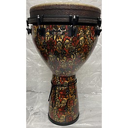 Used Remo Mondo Series Designer Multi Mask 14in Djembe