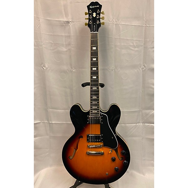 Used Epiphone Used Epiphone ES335 Pro Vintage Sunburst Hollow Body Electric Guitar