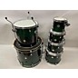 Used Mapex Used Mapex 6 piece Meridian GREEN BIRST Drum Kit thumbnail