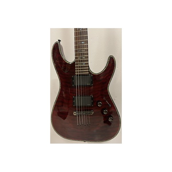 Used Schecter Guitar Research Used Schecter Guitar Research Hellraiser Red Solid Body Electric Guitar