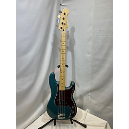 Used Ampeg Used Fender Player Precision Bass Ocean Turquoise Electric Bass Guitar