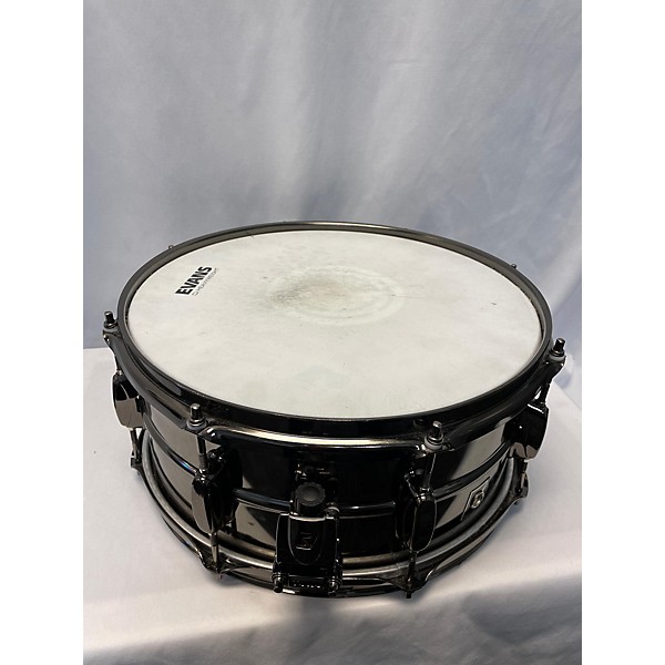 Used TAMA Used TAMA 14X6.5 Steal Works Drum Black