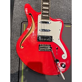 Used D'Angelico Used D'Angelico Premier Bedford HSS Hollow Body Electric Guitar Fiesta Red Hollow Body Electric Guitar