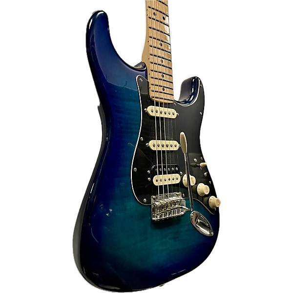 Used Fender Used Fender Player Plus Stratocaster Plus Top HSS Blue Burst Solid Body Electric Guitar