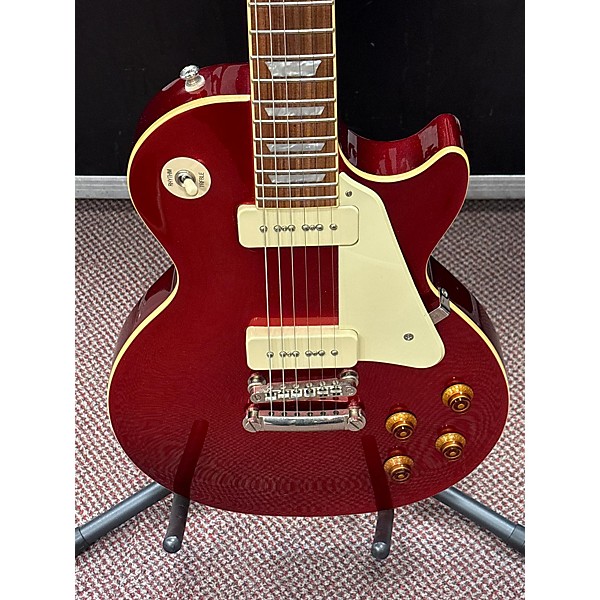 Used Epiphone Used Epiphone 1956 LES PAUL PRO SPARKLE RED Solid Body Electric Guitar