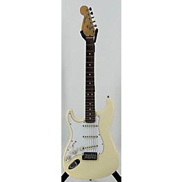 Used Genelec Used Fender American Standard Stratocaster Left Handed Olympic White Electric Guitar