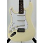 Used Used Fender American Standard Stratocaster Left Handed Olympic White Electric Guitar