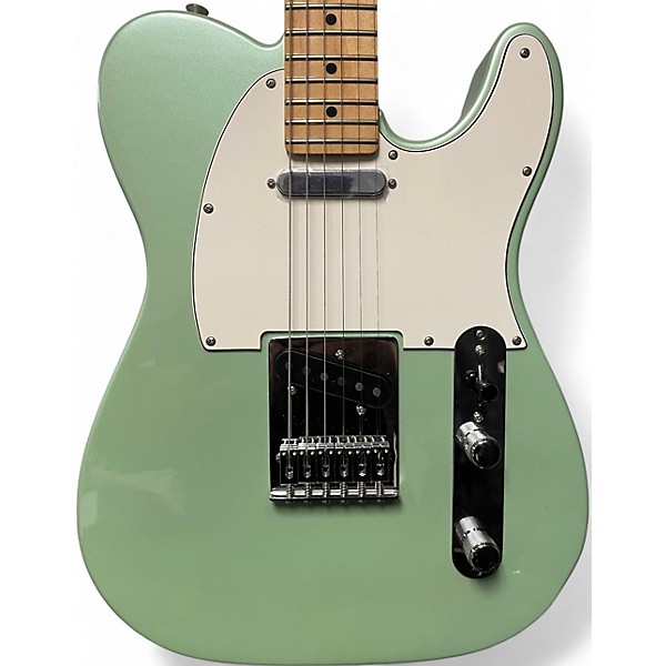Used Fender Player Telecaster Surf Green Solid Body Electric Guitar