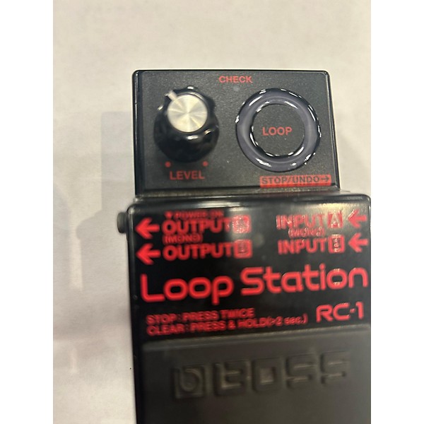 Used BOSS Used BOSS RC1 Loop Station Black Edition Pedal