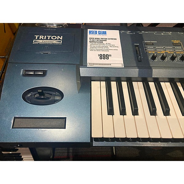 Used KORG Triton Extreme 76 Key Keyboard Workstation