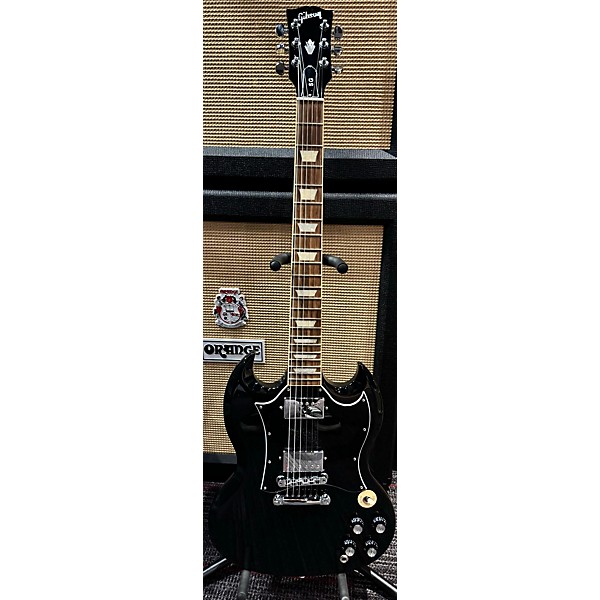 Used Gibson Used Gibson SG Standard Ebony Solid Body Electric Guitar