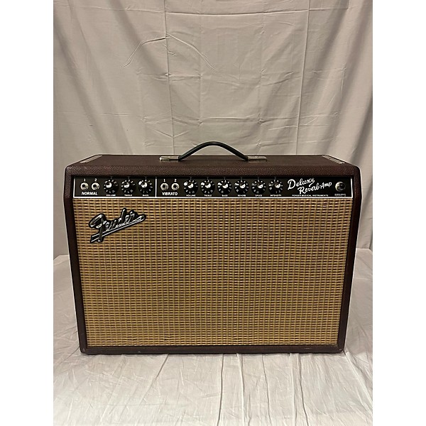 Used Fender 1965 Reissue Deluxe Reverb 22W 1x12 Tube Guitar Combo Amp