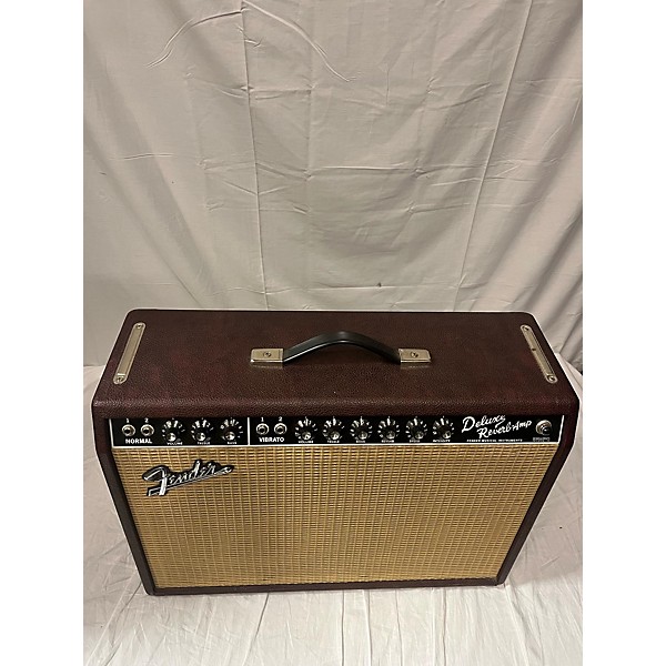 Used Fender 1965 Reissue Deluxe Reverb 22W 1x12 Tube Guitar Combo Amp