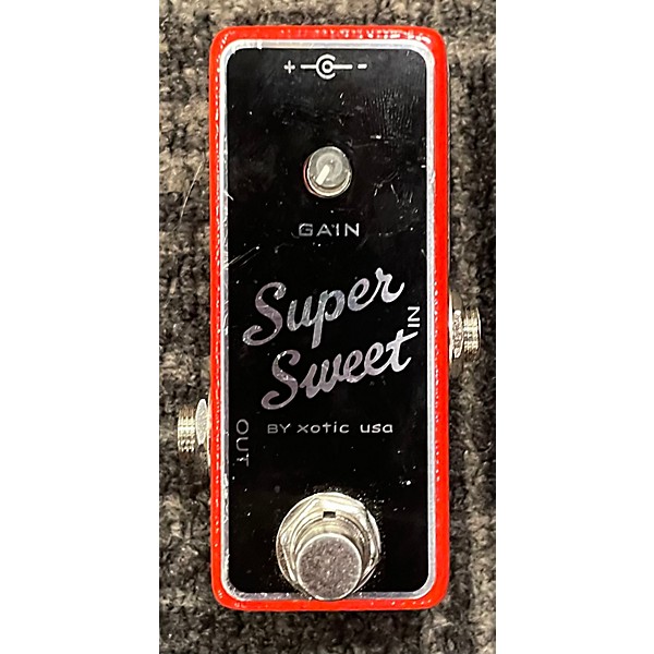 Used Xotic Used Xotic SUPER SWEET BOOST Effect Pedal