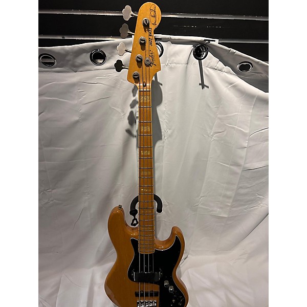 Used Fender Used Fender Marcus Miller Signature Jazz Bass Natural Electric Bass Guitar