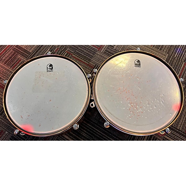 Used Toca PROLINE HAMMAERED BRASS Timbales