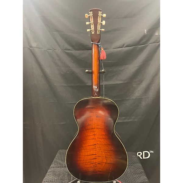 Used Golden Hawaiian Used 1930s Golden Hawaiian Hawaiian Round Neck Sunburst Acoustic Guitar