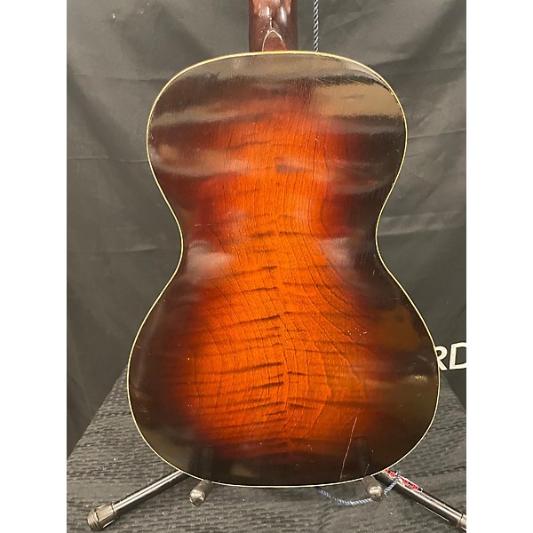 Used Golden Hawaiian Used 1930s Golden Hawaiian Hawaiian Round Neck Sunburst Acoustic Guitar