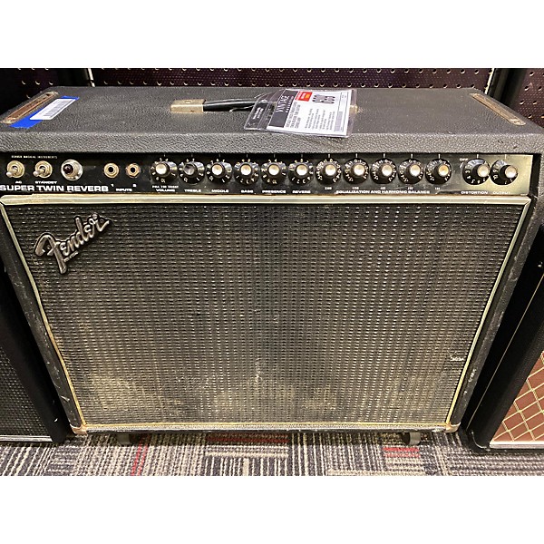 Vintage Fender Vintage 1980s Fender Super Twin Reverb Tube Guitar Combo Amp