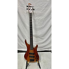 Used Genelec Used Roscoe LG-3000 QUILTED MAPLE Natural Electric Bass Guitar