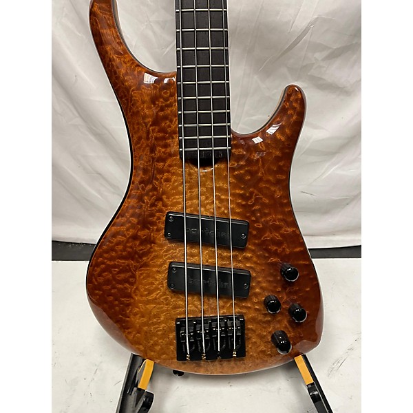 Used Used Roscoe LG-3000 QUILTED MAPLE Natural Electric Bass Guitar