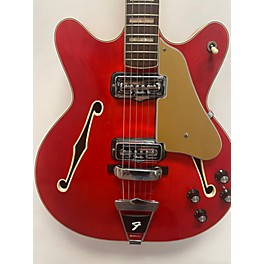 Vintage Fender Vintage 1967 Fender Coronado II Cherry Red Hollow Body Electric Guitar