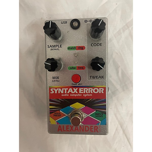 Used Alexander Used Alexander Syntax Error Effect Pedal