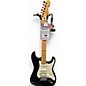 Used Fender Standard Stratocaster HSS Black Solid Body Electric Guitar thumbnail